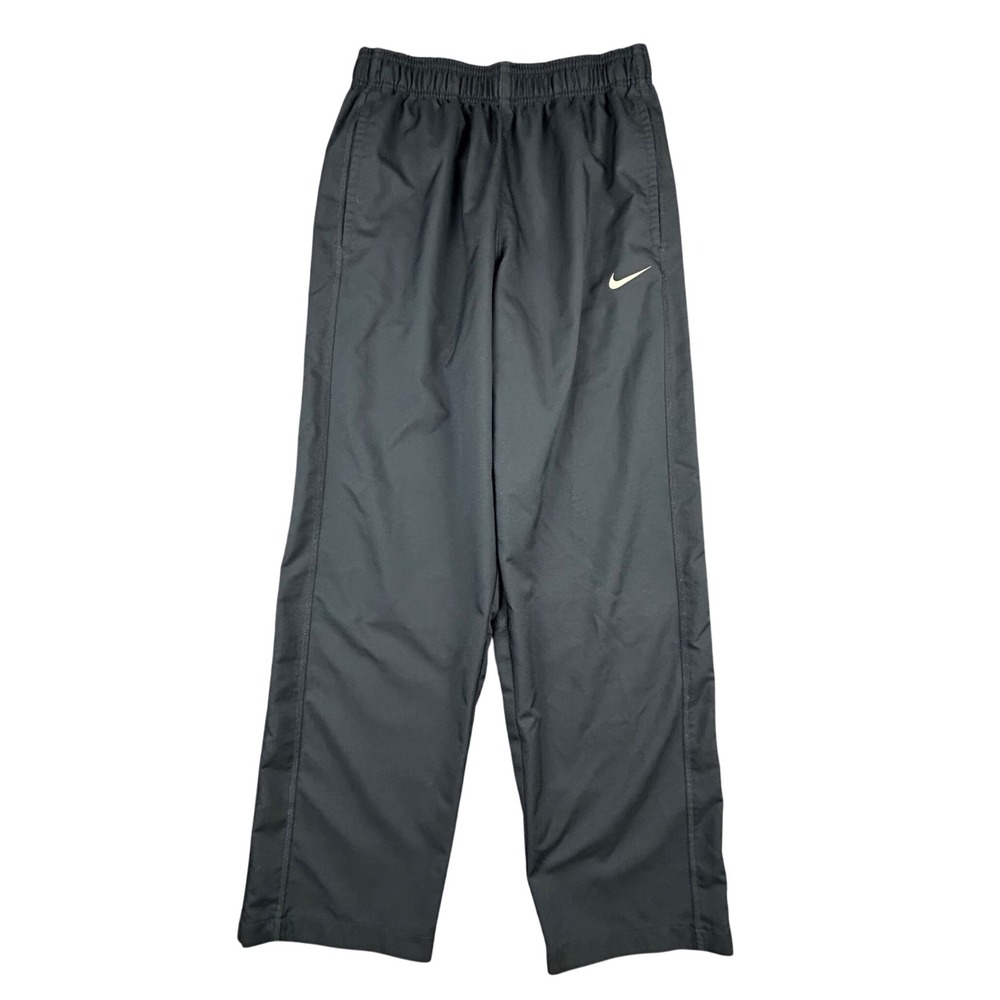 Nike Pants Mens M Black Dri-FIT Wovenβ Training Straight Leg Elastic Waist